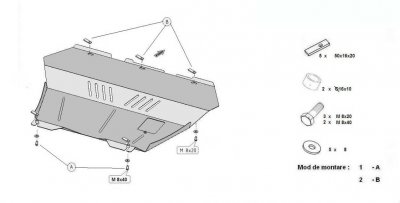 Hasplåt till Fiat Scudo från 2007-2015