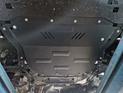 Hasplåt Ford Transit Custom från 2023- | Svartlackerad