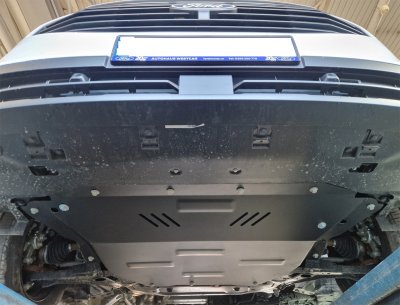 Hasplåt Ford Transit Custom från 2023- | Svartlackerad