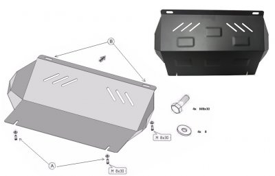 Hasplåt Fullback (Fiat) från 2016-2019