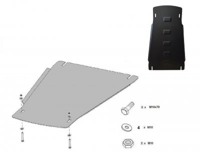 Hasplåt D-Max (Isuzu) från 2012-