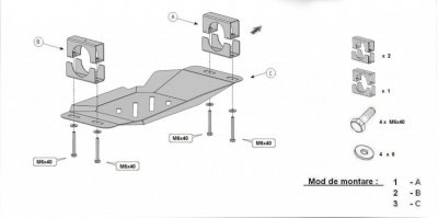 Hasplåt till Dacia Lodgy från 2012-