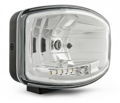 Hella Jumbo 320FF med vit glaslins