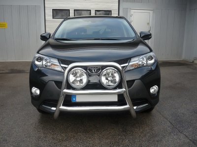 Hög Frontbåge i Rostfritt stål till Toyota RAV4 från 2013-