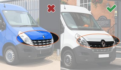 Huvskydd BASIC till Renault Master från 2014-2020