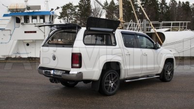 Flakkåpa med öppningsbara rutor till Isuzu D-Max (Extended Cab) från 2012-