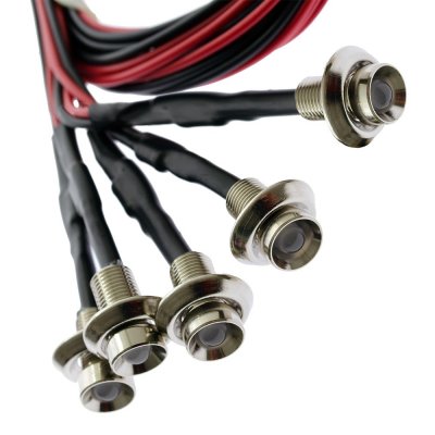 Inrednings-LED Krom 12-24V 5xDiod