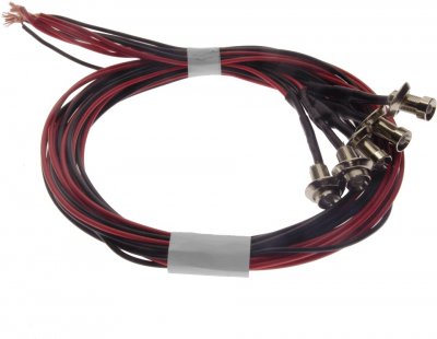Inrednings-LED Krom 12-24V 5xDiod