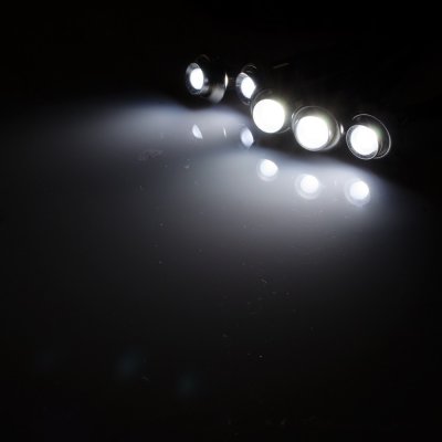 Inrednings-LED Krom 12-24V 5xDiod