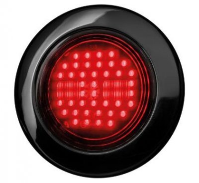 IZE LED Dark Knight | LED-bakljus (bak-/bromsljus, 12V/24V, 162 mm)