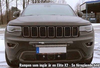 Extraljusfäste inkl. ledramp till Jeep Grand Cherokee från 2013-