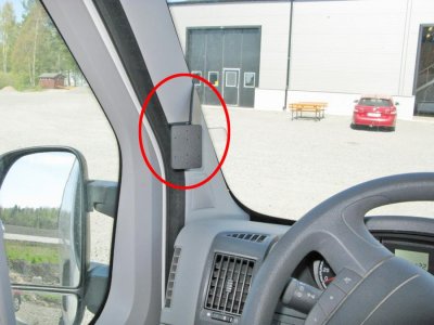 Mobilhållare Boxer (Peugeot) från 2007-