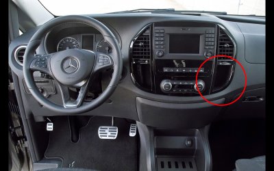 Knapp Mercedes Vito från årsmodell 2014-2024