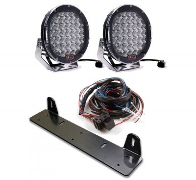 Komplett extraljuspaket - 2 st LED-extraljus Elite 185W