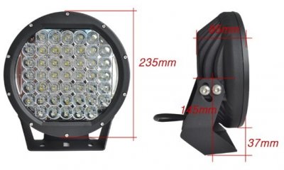 Komplett extraljuspaket - 3 st LED-extraljus Elite 225W