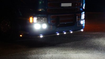 DRL-lyktinsatser till Scania 4-serien & R-serien (1995-2016)