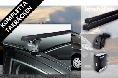 Kompletta Thule takräcken till Citroën Nemo från 2008-