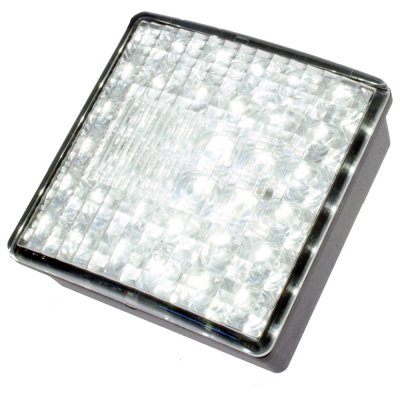 Kvadratisk backlampa för infällnad 24 V