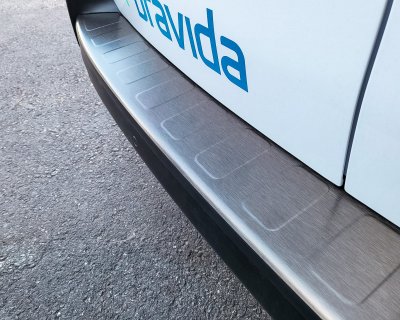 Lastskydd till Citroën Jumpy från 2016- | Borstad - Gun Metal Black