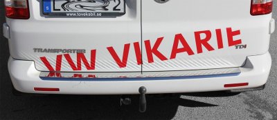 Lastskydd i Rostfritt stål till Volkswagen Transporter Caravelle Multivan T5 från 2003-2015