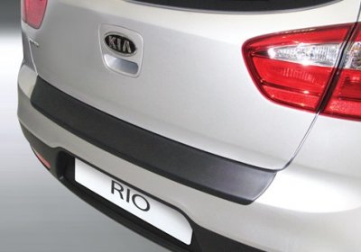 Lastskydd/Stötfångarskydd i reptålig ABS-plast till Kia Rio 2011-2014