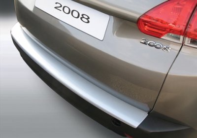 Lastskydd/Stötfångarskydd i reptålig ABS-plast till Peugeot 2008 06.2013-