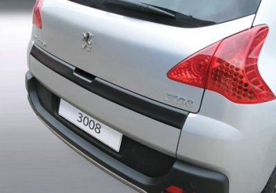 Lastskydd/Stötfångarskydd i reptålig ABS-plast till Peugeot 3008 06.2009-2015