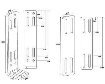 Lazer Universellt Monteringsfäste