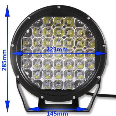 LED-extraljus Elite - 223 mm, 185 W, 16680 lm, 10-32 V