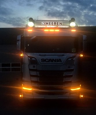 LED Positionsljus i gult till Scania Next Gen från 2017-