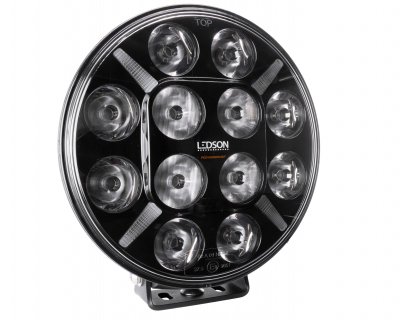 Extraljus LED Pollux9+ Gen 3 - 218 mm - 120 W | Ljusbild: Driving Beam