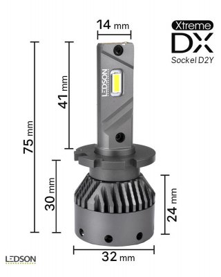 Xtreme DX Gen2 LED Singelkit - 5000K D2Y