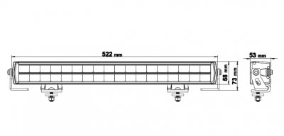 Ledramp Alfa till Opel Vivaro från 2020-