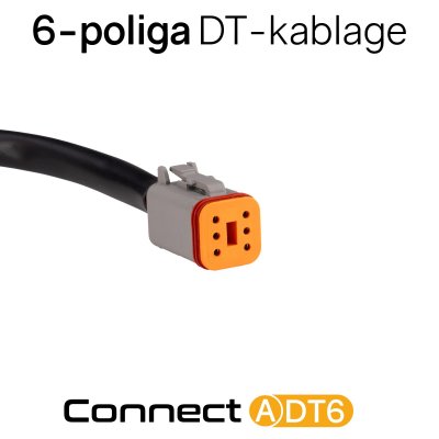 LEDSON Connect Kabelsats | 12V | Med DT-kontakter (6-polig)