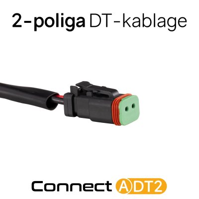 LEDSON Connect Kabelsats | 12V | Med DT-kontakter (2-polig)