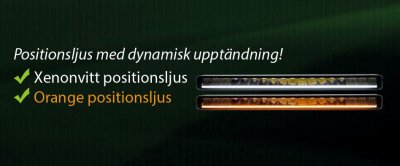 LEDSON Orbix+ 21" LED Ramp - 534 mm (21"), 90W, Dynamiskt positionsljus