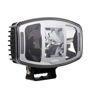 Orion+ Chrome LED-extraljus | 100W | Valbart positionsljus i vitt/orange