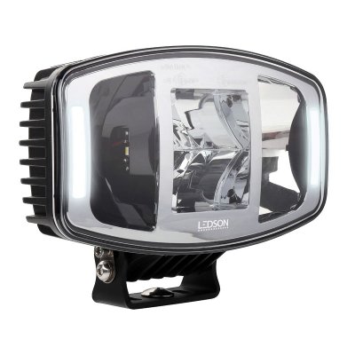 Orion+ Chrome LED-extraljus | 100W | Valbart positionsljus i vitt/orange
