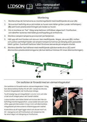 Ledramp Phoenix+ 32" till Volvo FH Version 4 från 2013-2020