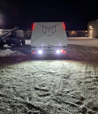 LEDSON Raptor Infälld Arbetsbelysning/backljus - 15W, bred ljusbild