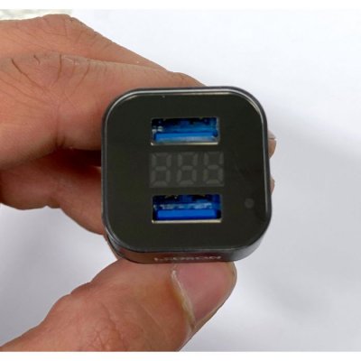 USB Snabbladdare 12-24 V - 2x USB