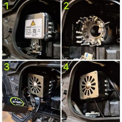 LED Strålkastarlampor Xtreme DX - LED-konvertering för bilar med xenon-/halogenstrålkastare