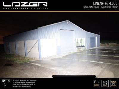Lazer arbetsbelysningsramp Linear 24 | 168 W | 682 mm - 16200 lumen