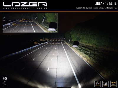 Lazer LED-ramp Linear 18 - 520 mm - 6750/12150 lumen