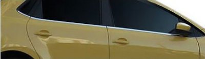 Rutlister i Rostfritt stål till VW Polo 2009-2017