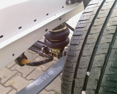 Hjälpluftfjädringskit Opel Movano 1998-2010