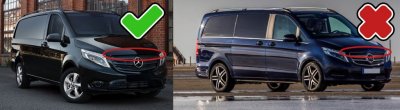 Huvskydd Mercedes Vito från 2014-