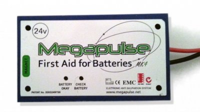 Megapuls 24V - Tar bort sulfatering på batteriet!