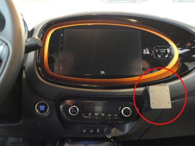 Mobilhållare Toyota Aygo X från 2022-