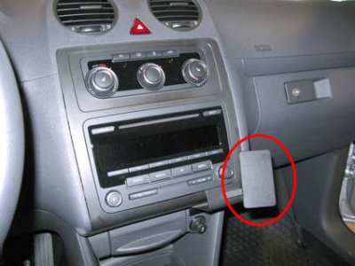Mobilhållare till Volkswagen Caddy från 2004-2015